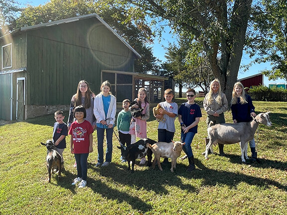 Participating students are part of the Livestock Education Program led by ranger Jessica Furr at Kinder Farm Park in Millersville.