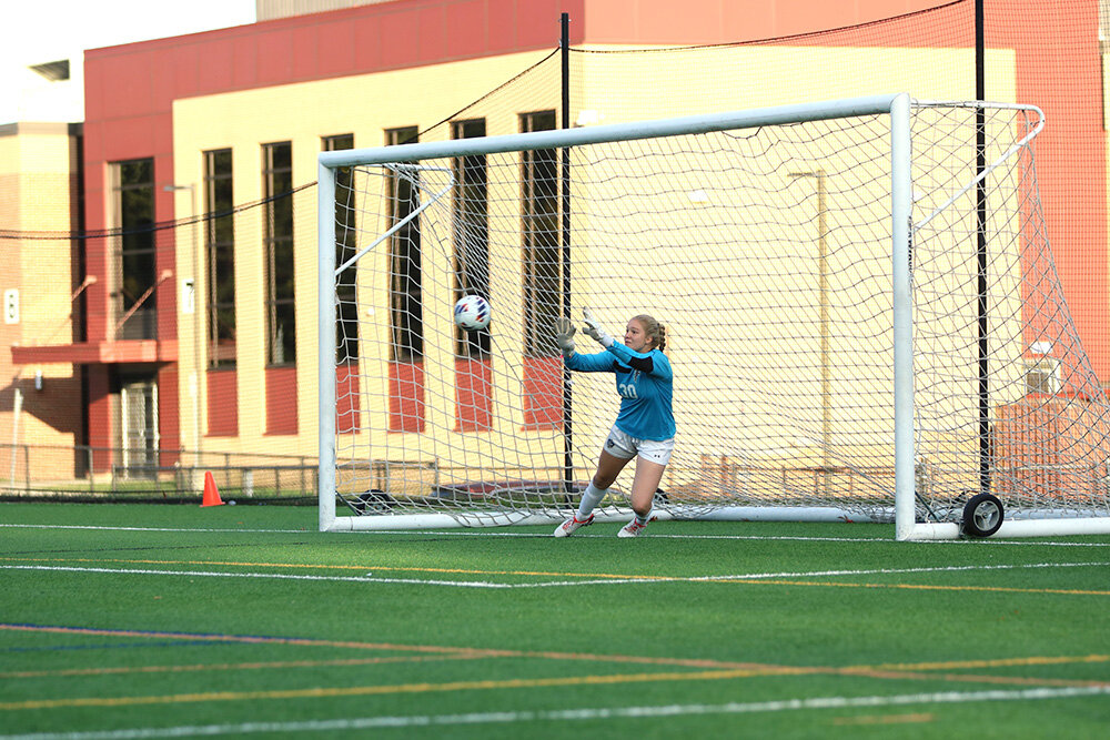 With the game going to best-of-five penalty kicks, Severna Park goalkeeper Quinlyn Bary saved three shots.