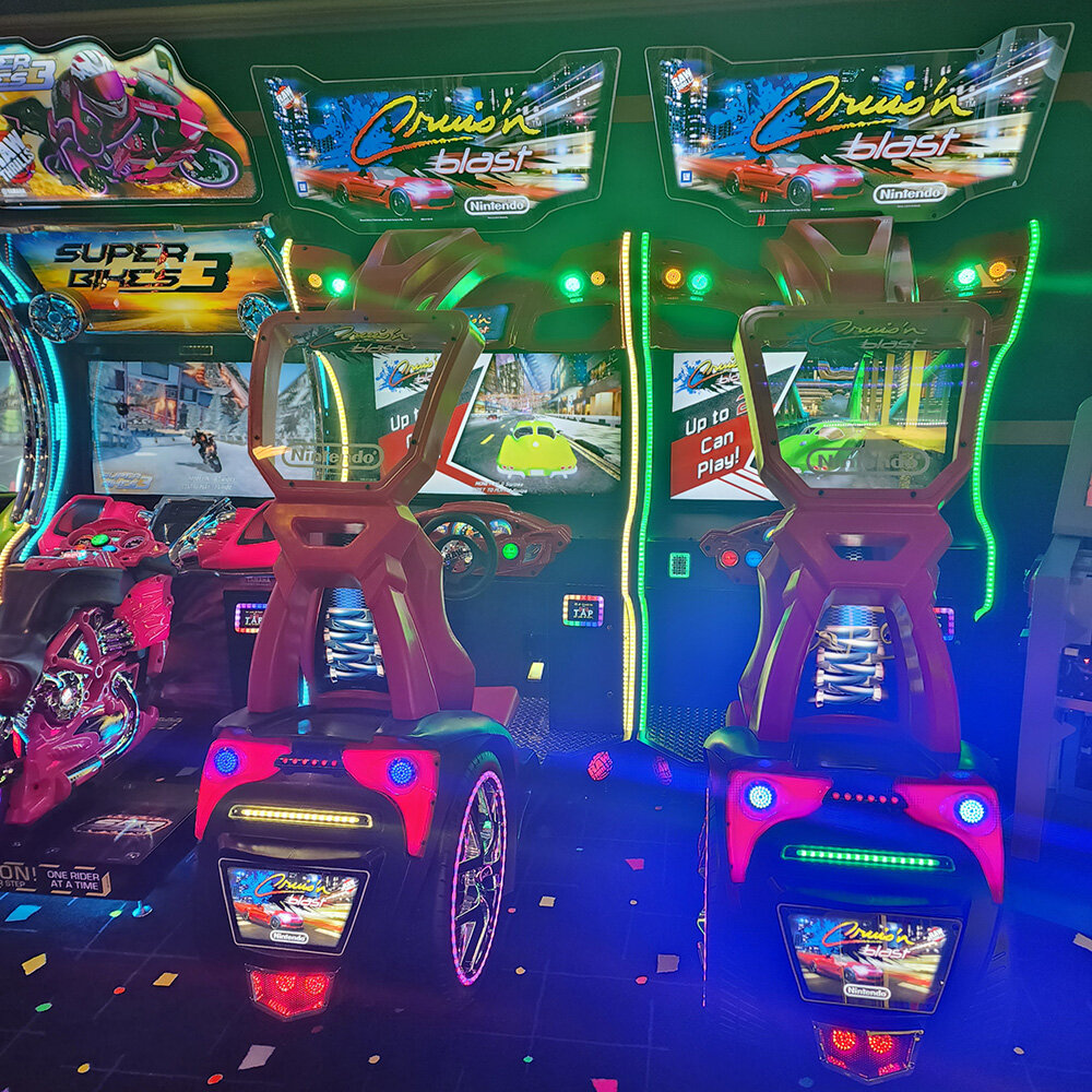 The upgraded arcade at Severna Park Lanes provides plenty of family fun.