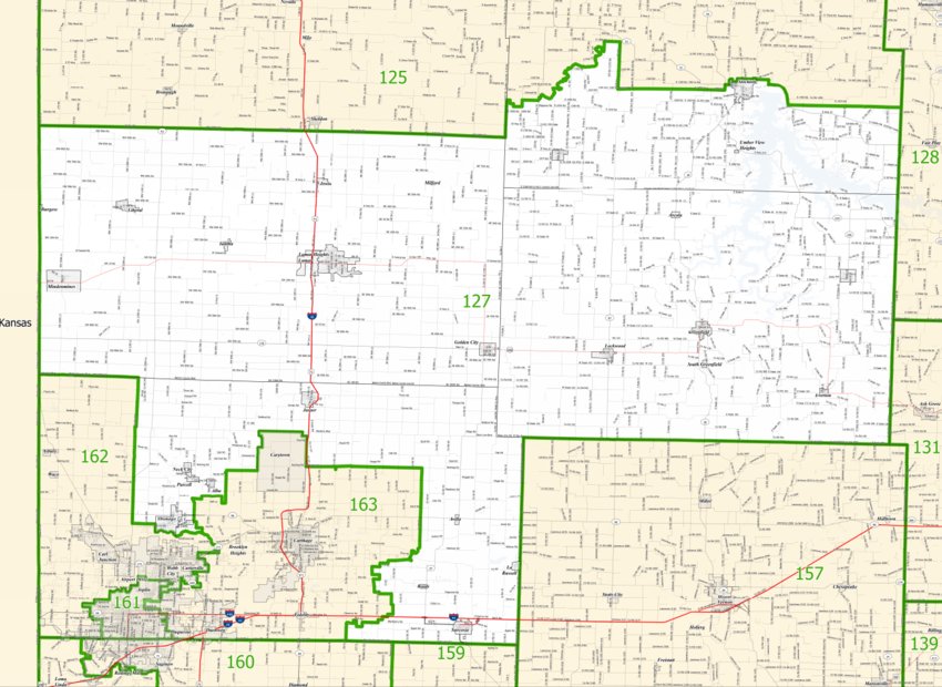 A look at how House District 127 will now be represented in Cedar County.
