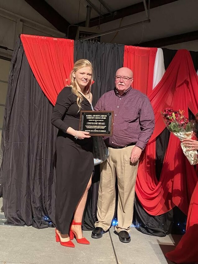 Stephanie Mears is the Stockton Chamber’s recipient of the Darrell and Betty Johnson Community Service Award. Mears is a business owner and active in several community organizations.
