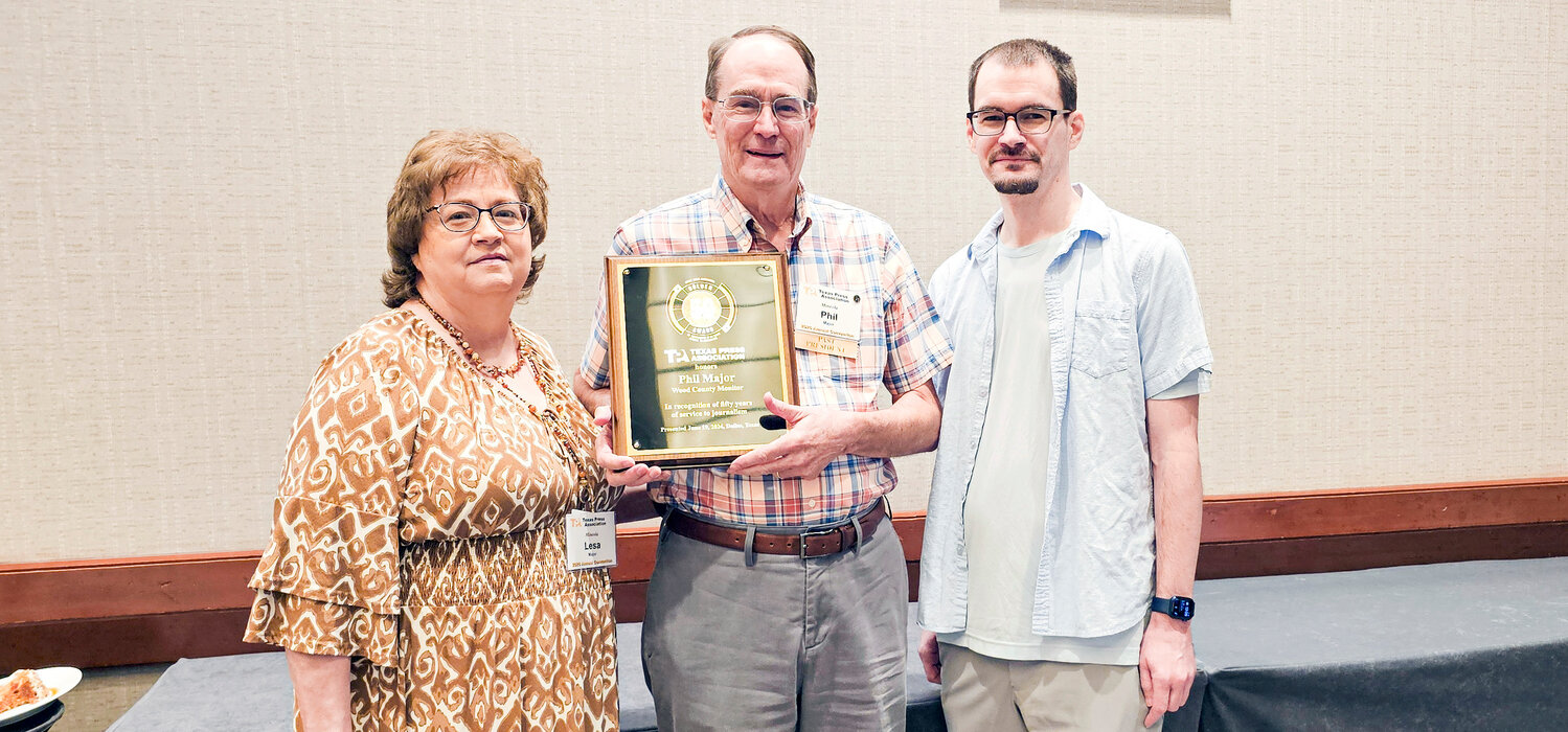 Phil Major honored for 50 years of newspaper work